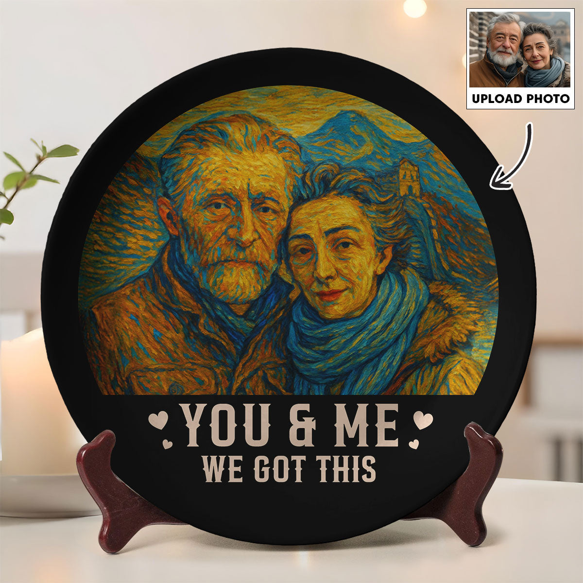 You And Me We Got This - Personalized Custom Plate
