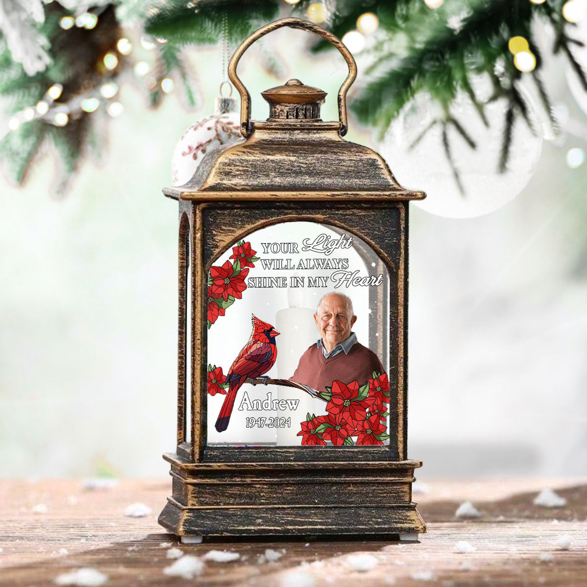 In My Heart - Personalized Custom Christmas Wind Lamp