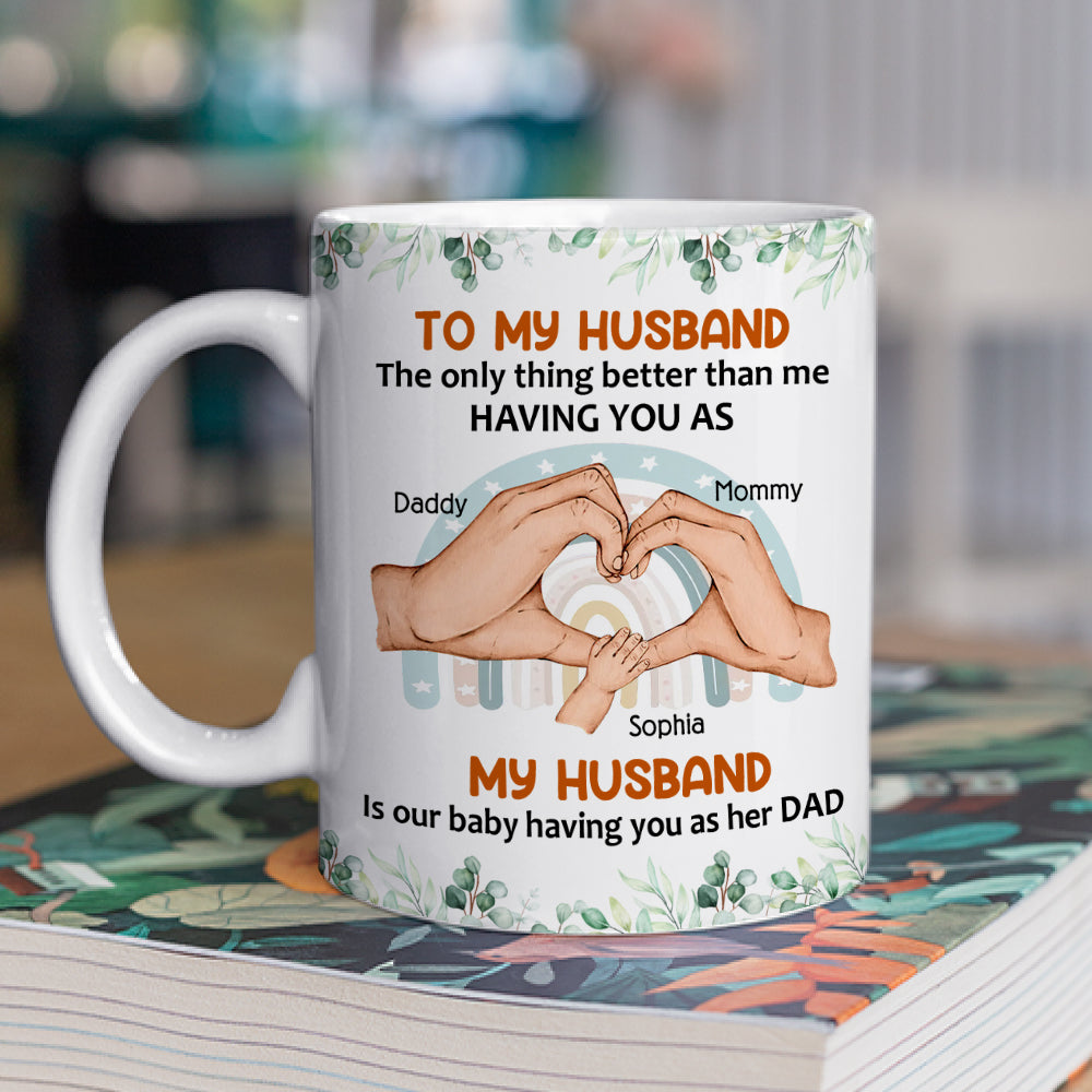 From Wife To Husband Version 2 - Personalized Custom Coffee Mug