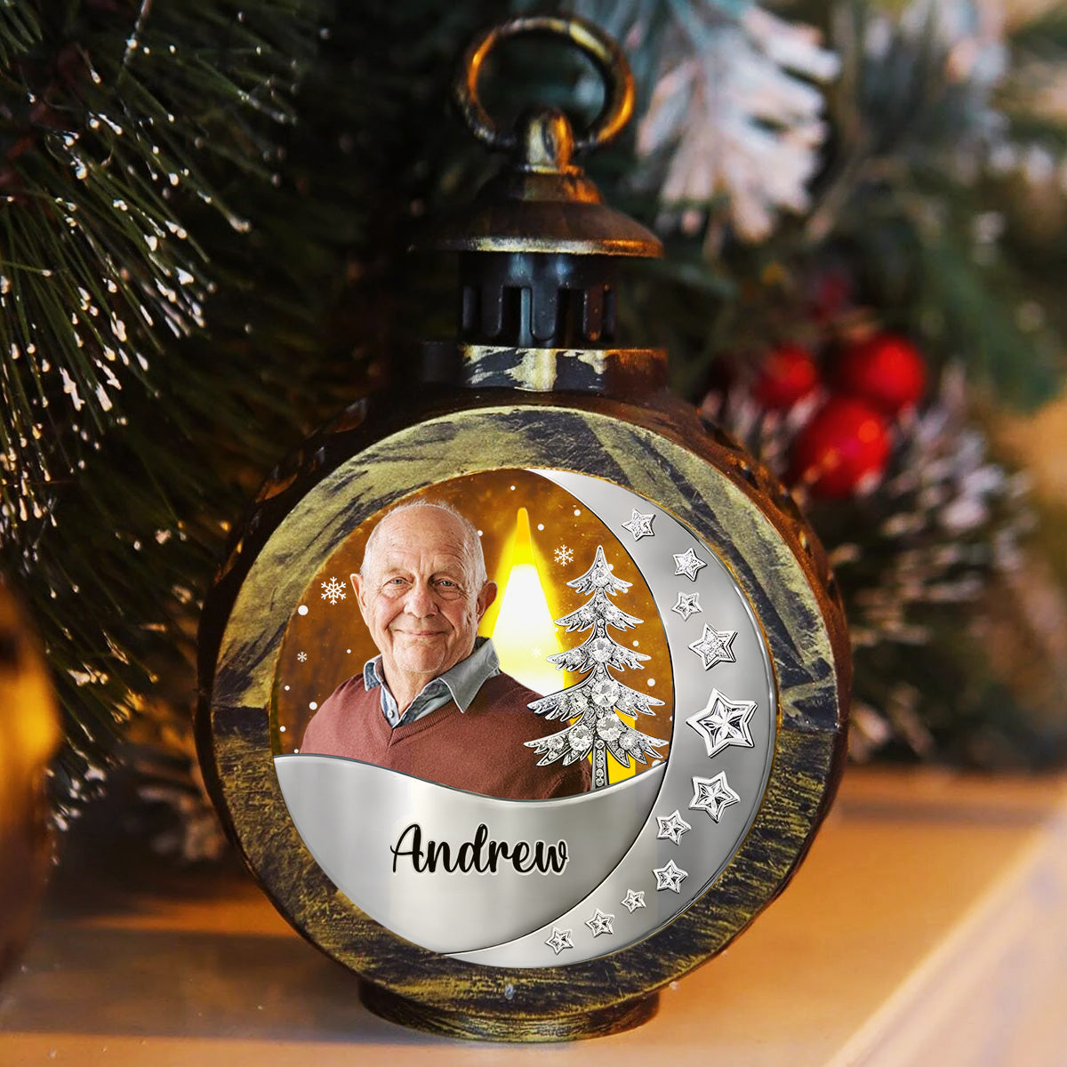 Still With You - Personalized Custom 3D Effect Christmas Lantern