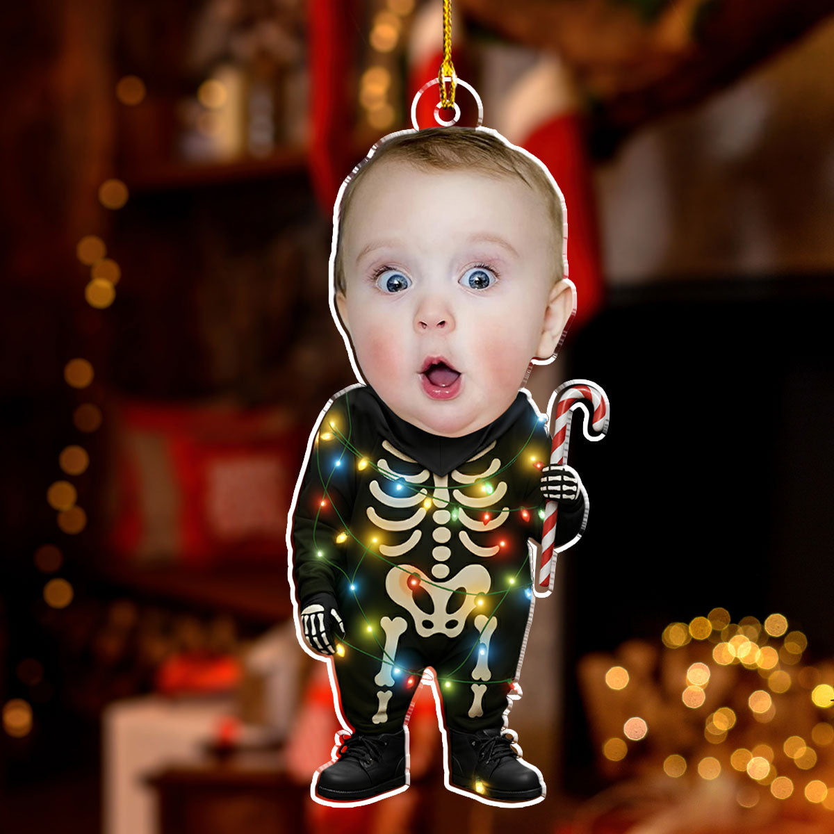 Funny Christmas Ornament - Personalized Custom Acrylic Ornament