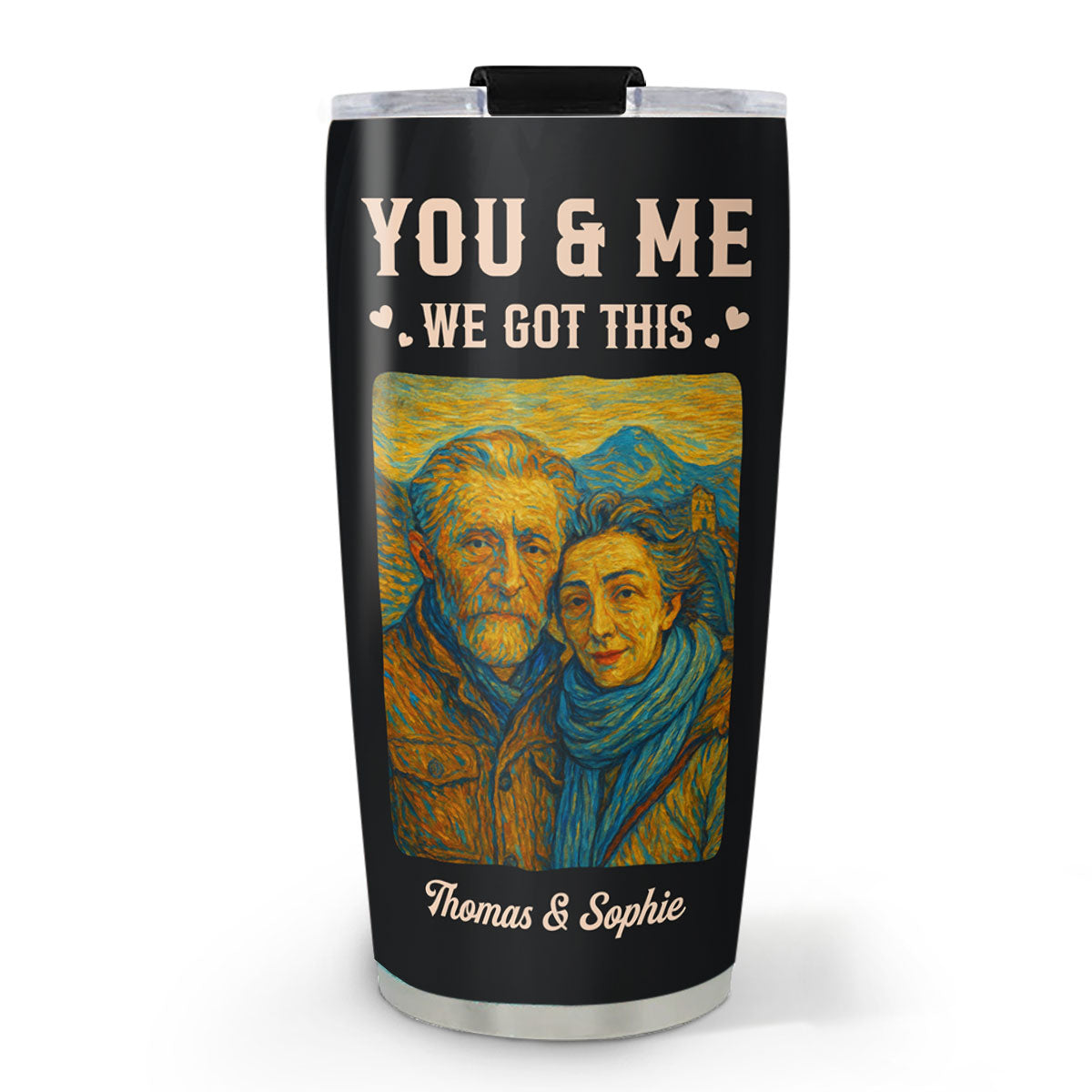 Husband And Wife We Got This - Personalized Custom Tumbler