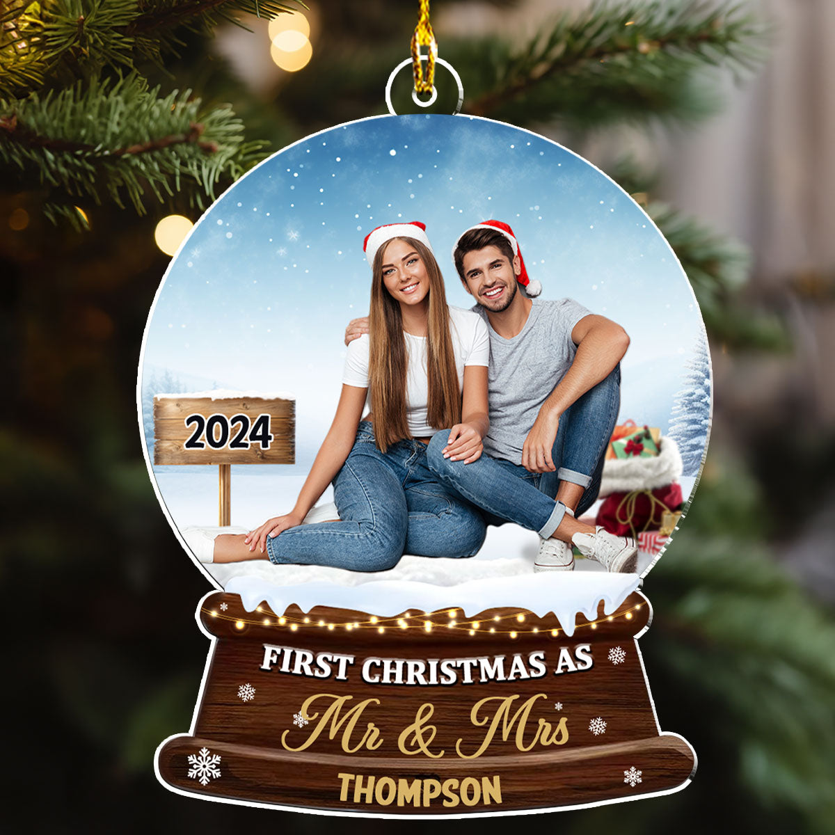 You Are My Christmas Wish - Personalized Custom Acrylic Ornament