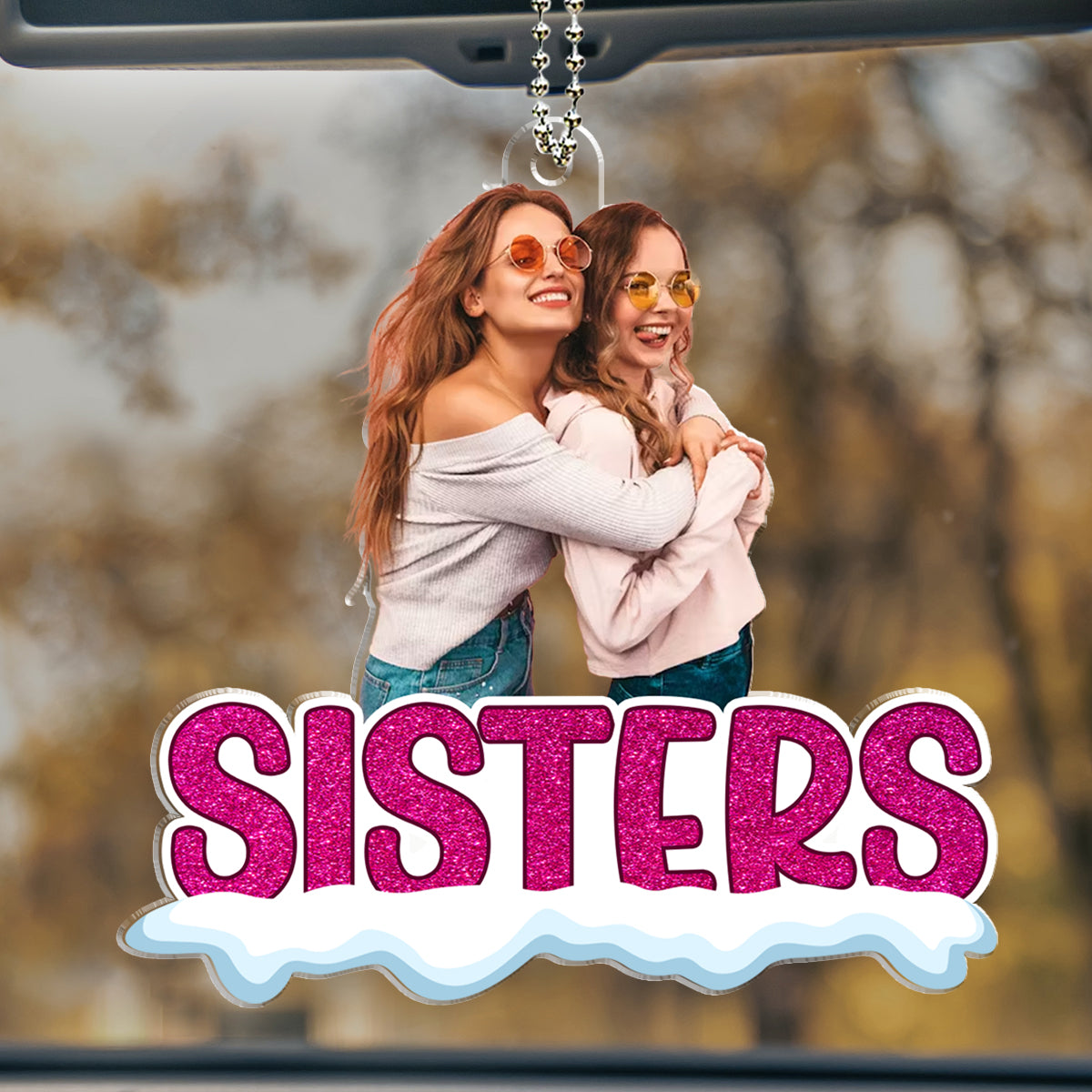 Bestie Together - Personalized Custom Car Ornament