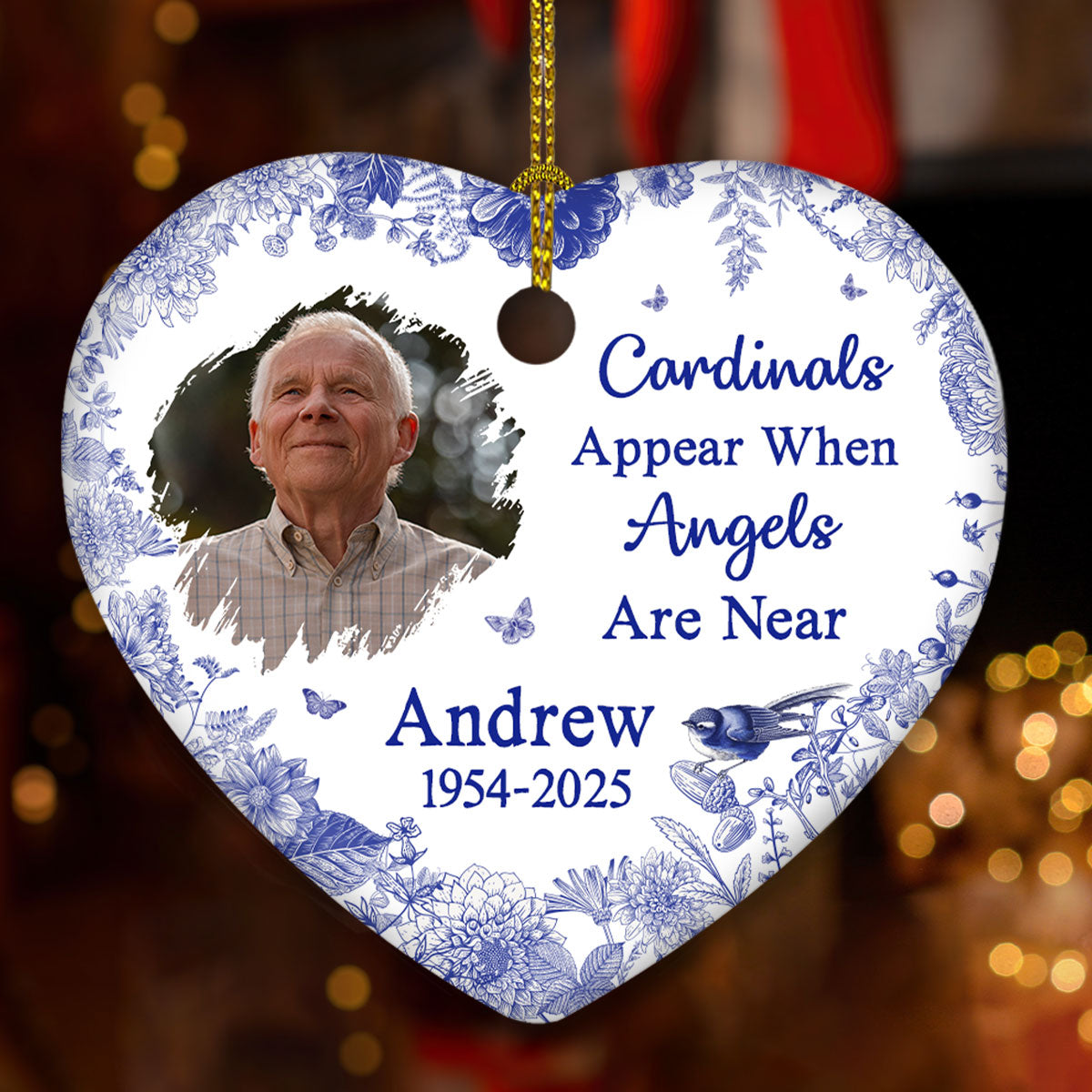 I Am Always With You -  Personalized Custom Ceramic Ornament