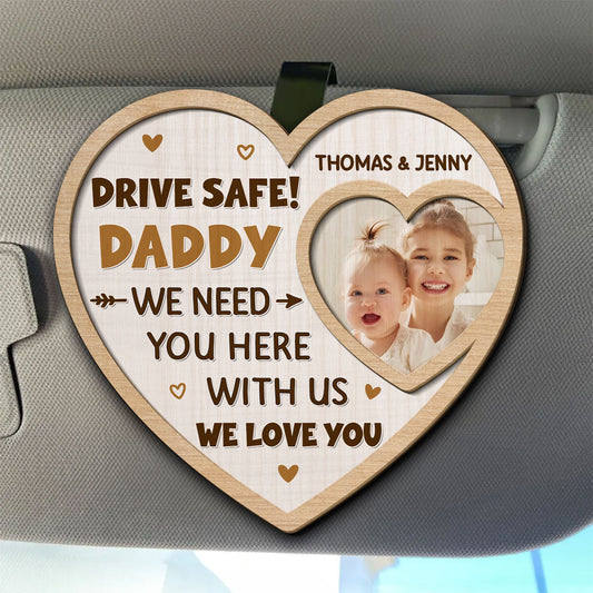 Love From Your Family - Personalized Custom Car Visor Clip
