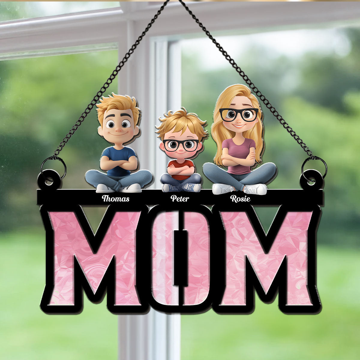 Mother Is Our Sunshine - Personalized Custom Suncatcher