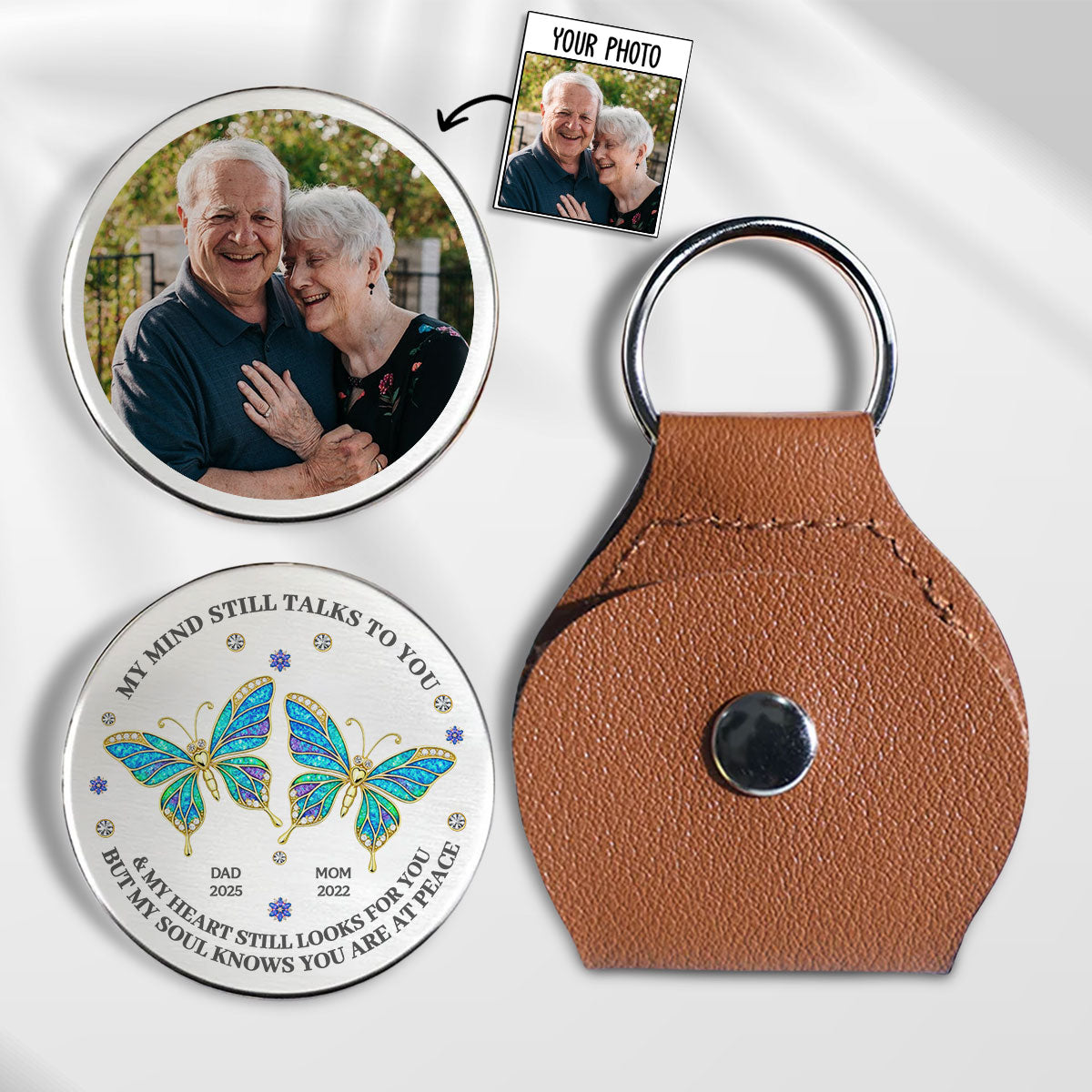 My Soul Knows You Are At Peace - Personalized Custom Pocket Hug