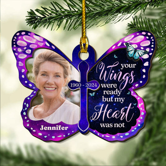 Always Beside You - Personalized Custom 2-layered Wood Ornament