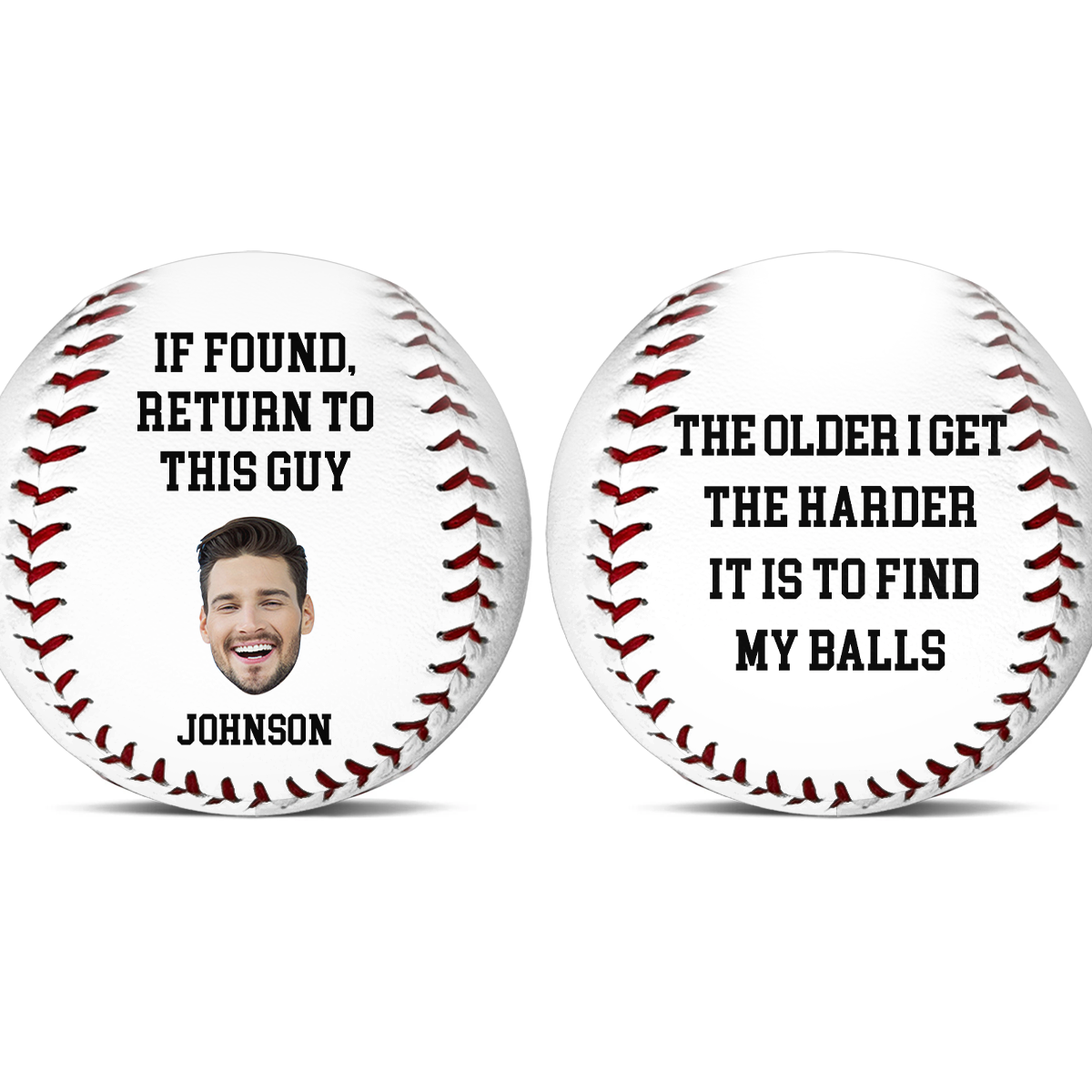 The Grass Hides My Balls - Personalized Custom Baseball
