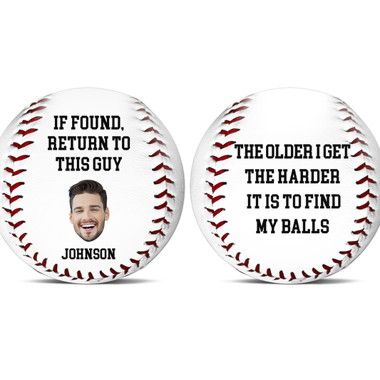 The Grass Hides My Balls - Personalized Custom Baseball