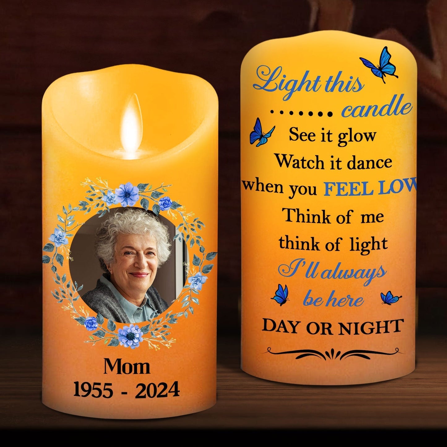 Light This Candle - Personalized Custom LED Candle