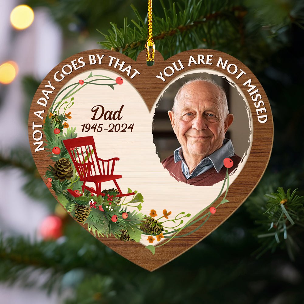 Although You Cannot See Me - Personalized Custom Wood Ornament
