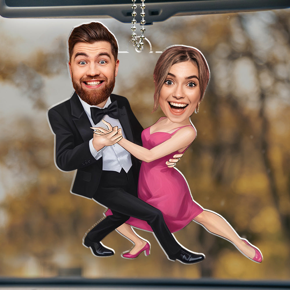 Dance Couple - Personalized Custom Car Ornament