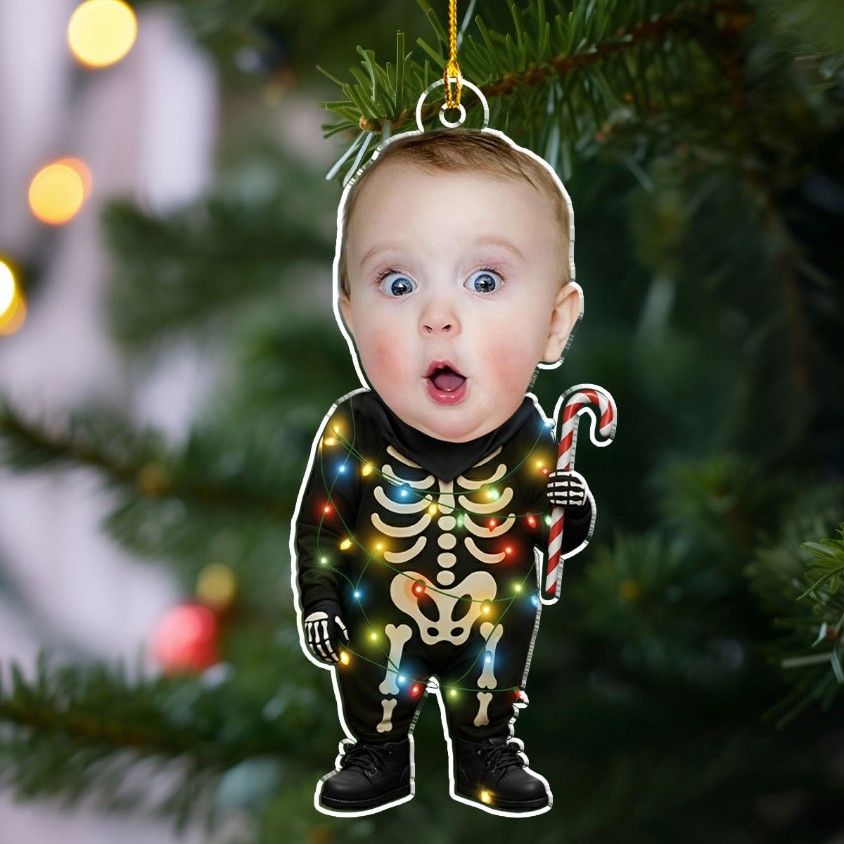 Funny Christmas Ornament - Personalized Custom Acrylic Ornament