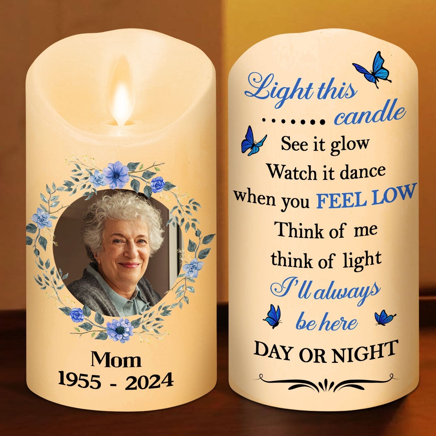 Light This Candle - Personalized Custom LED Candle