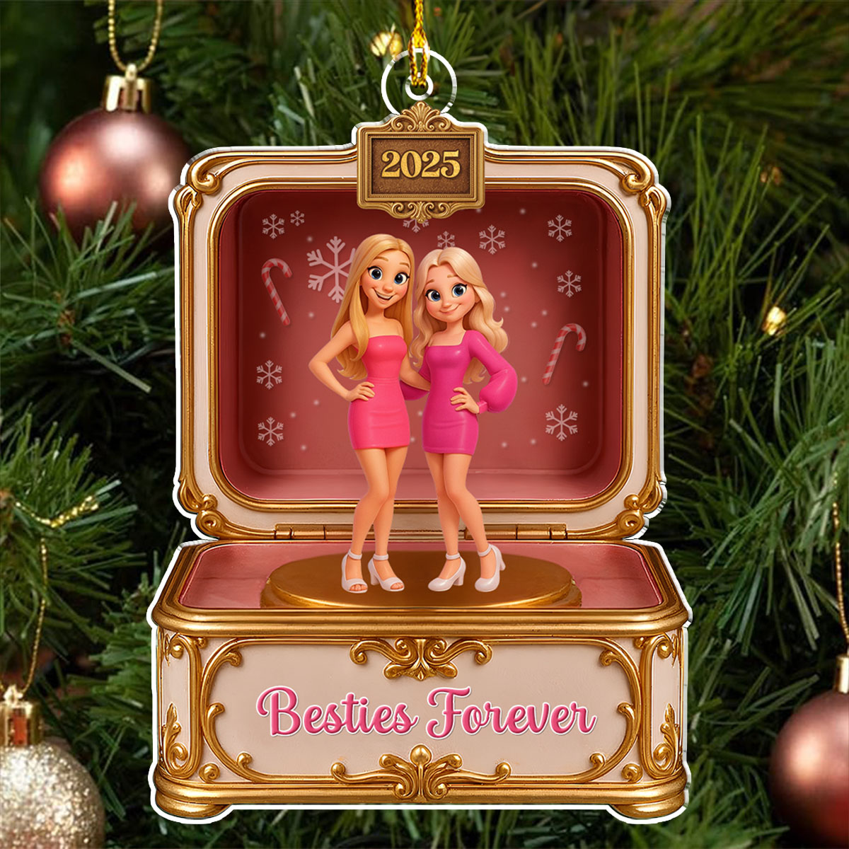 All The Ladies - Personalized Custom Acrylic Ornament