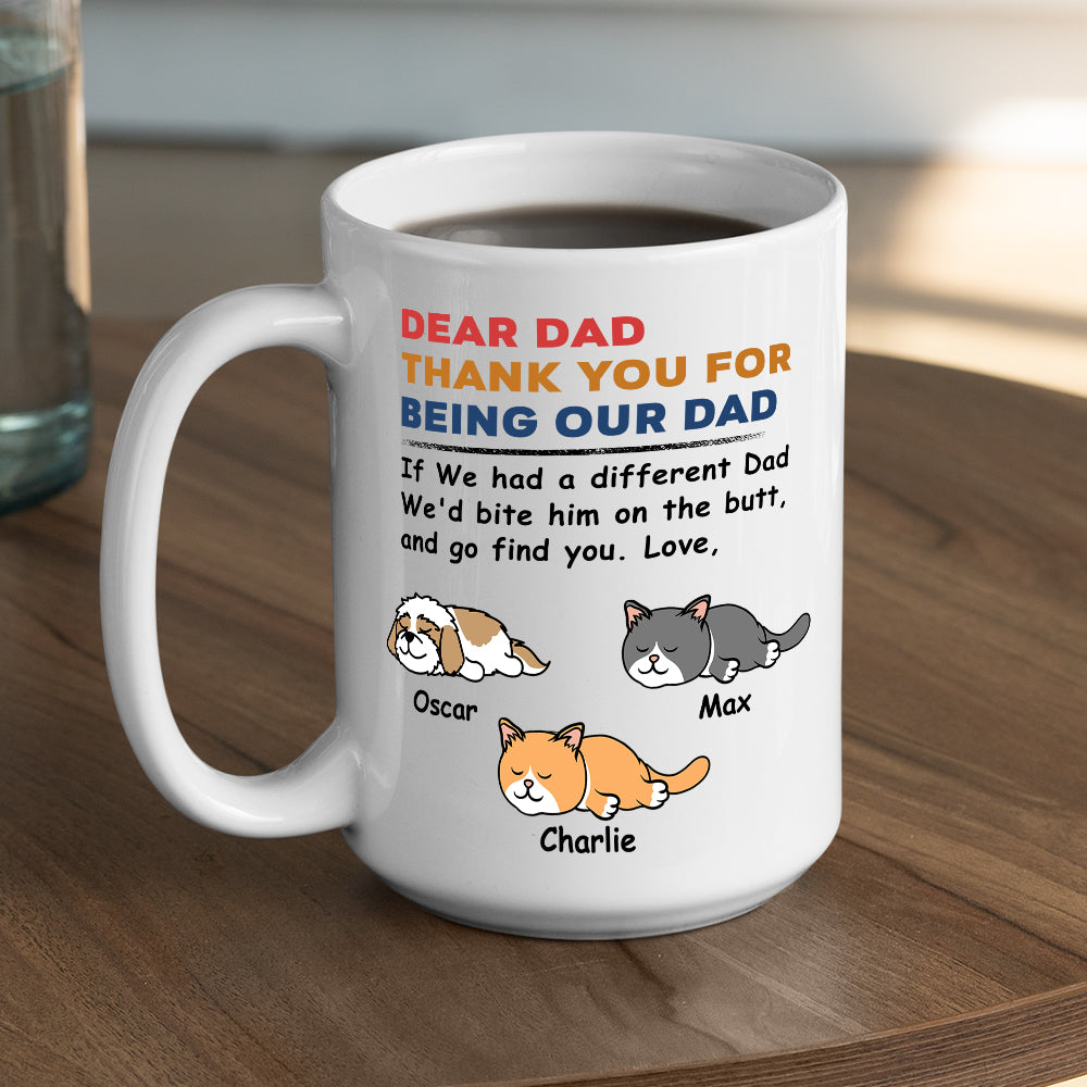 Pet Bite Butt - Personalized Custom Coffee Mug