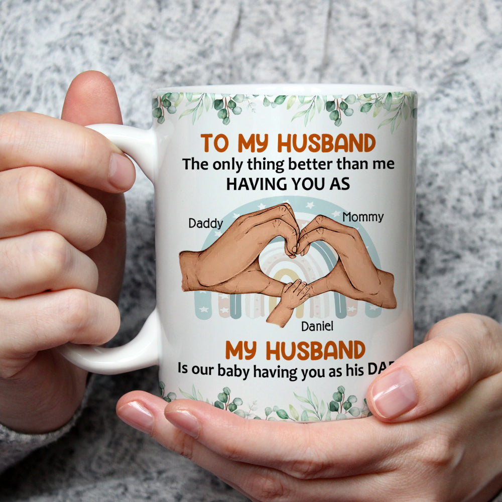 From Wife To Husband Version 2 - Personalized Custom Coffee Mug