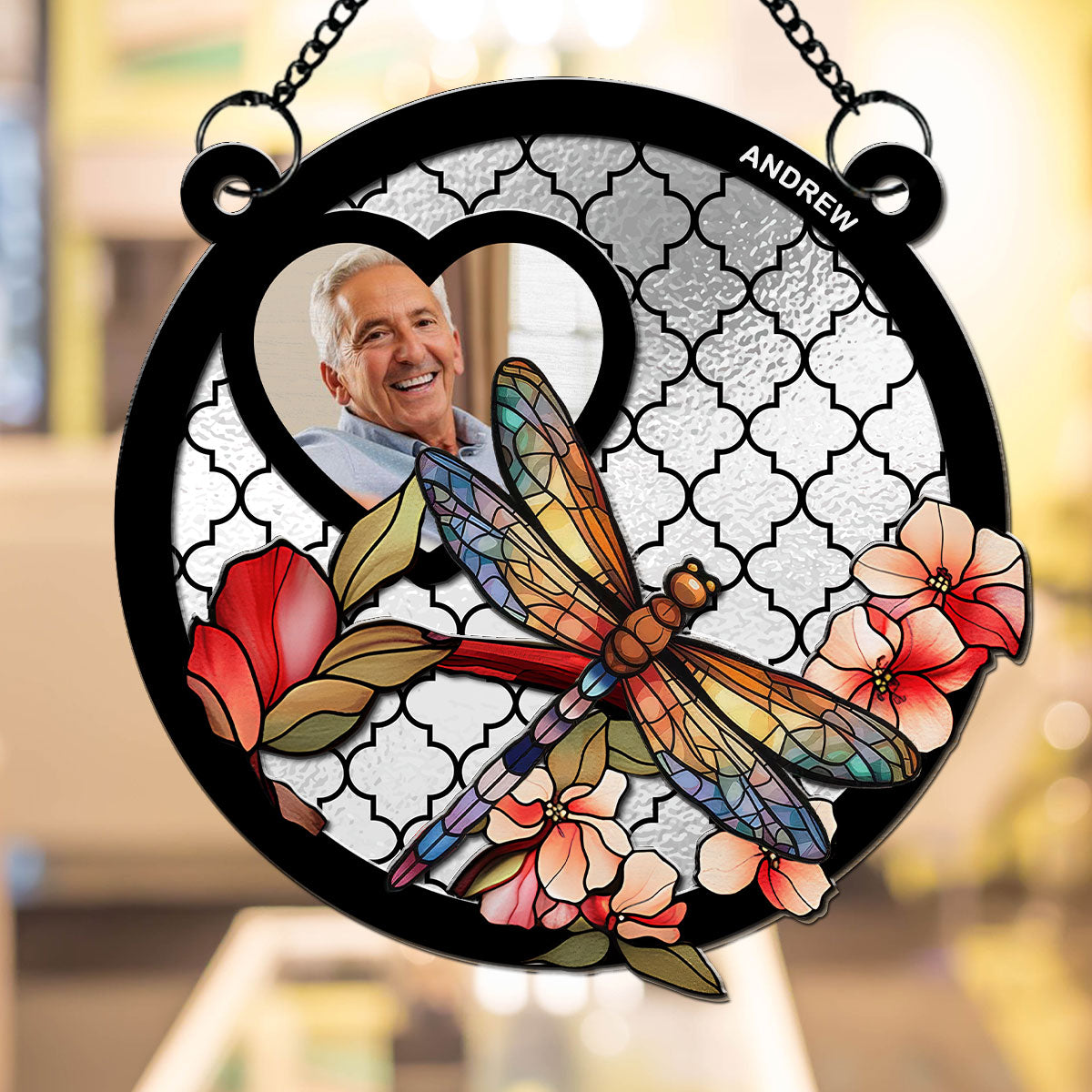 I Am By Your Side - Personalized Custom Suncatcher