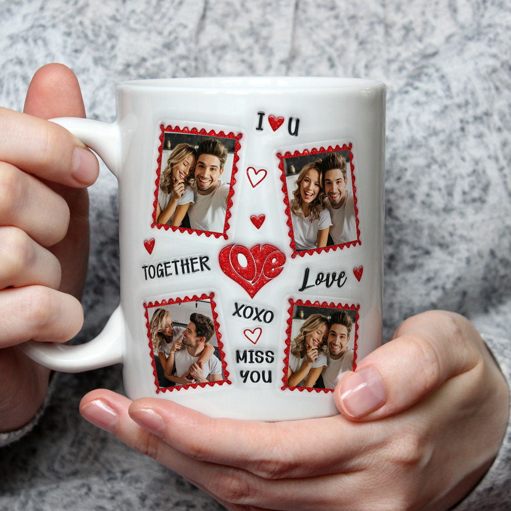 A Lifetime Is Never Enough With You - Personalized Custom 3D Inflated Effect Mug