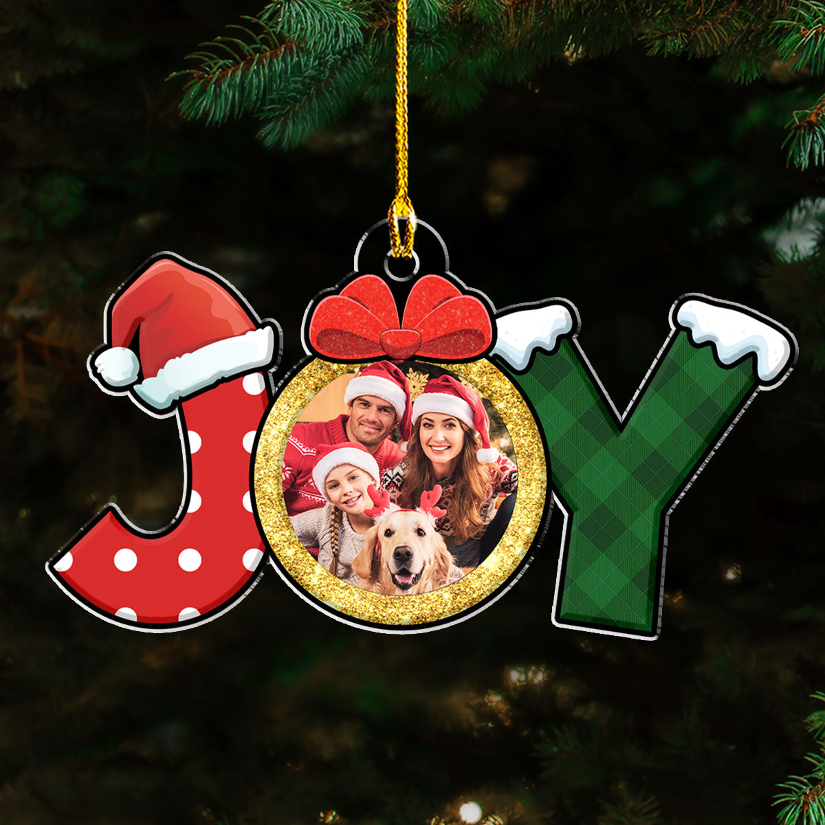 Joy Joy - Personalized Custom Acrylic Ornament