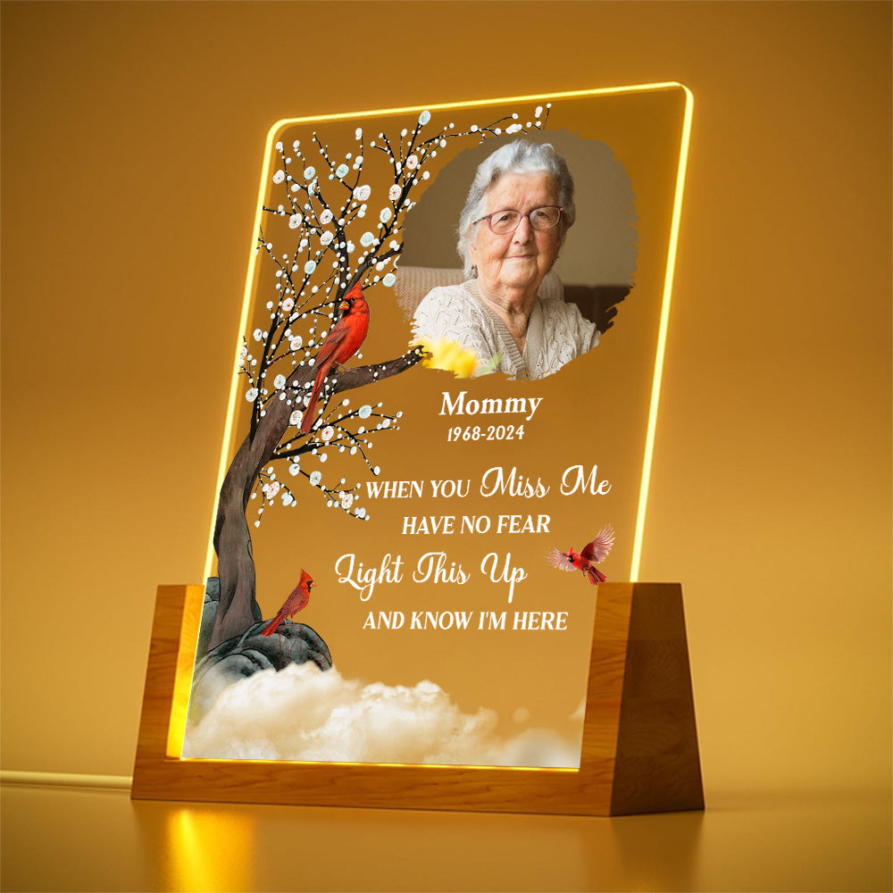 Light This Up - Personalized Custom Plaque With Walnut Base