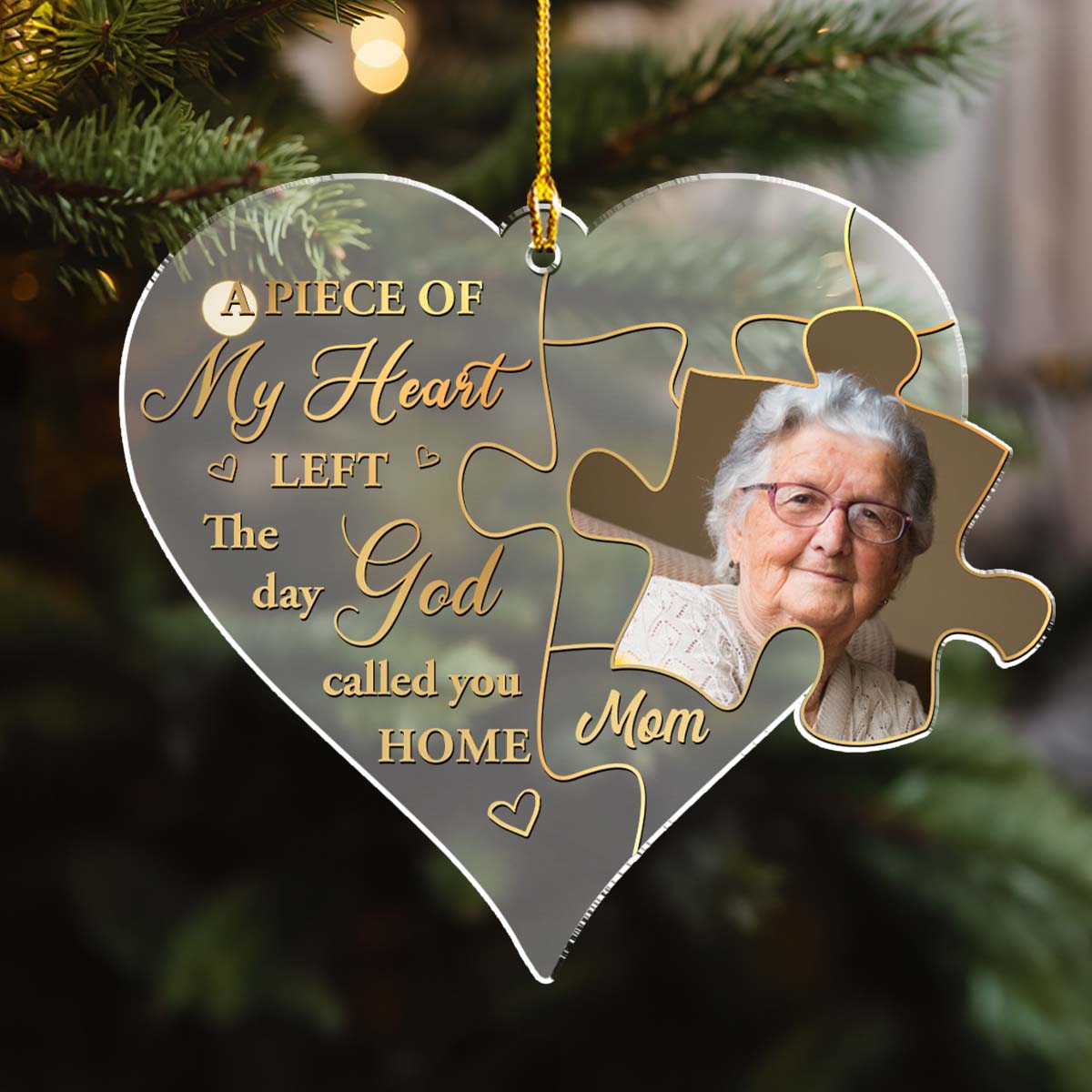 The Day God Called You - Personalized Custom Frosted Acrylic Ornament