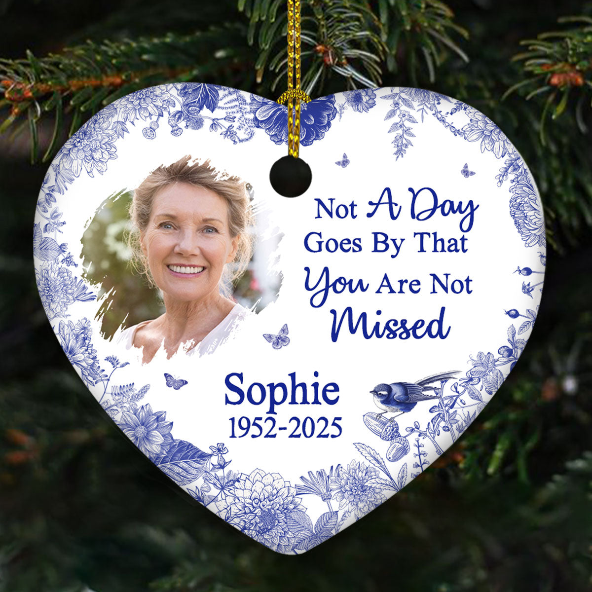 I Am Always With You -  Personalized Custom Ceramic Ornament