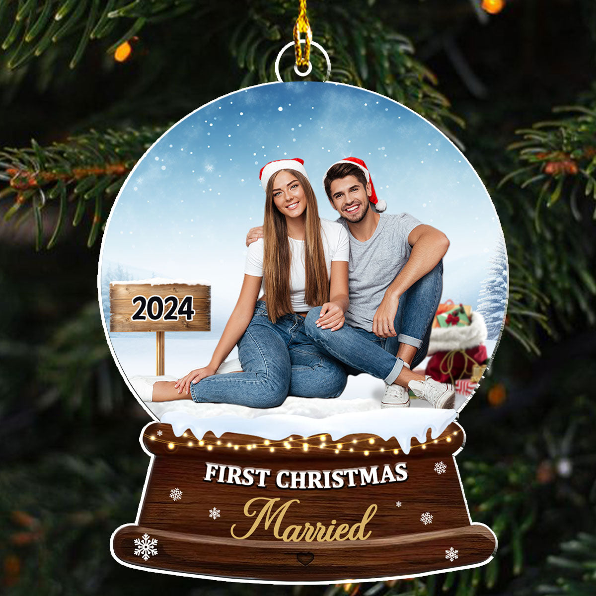 You Are My Christmas Wish - Personalized Custom Acrylic Ornament