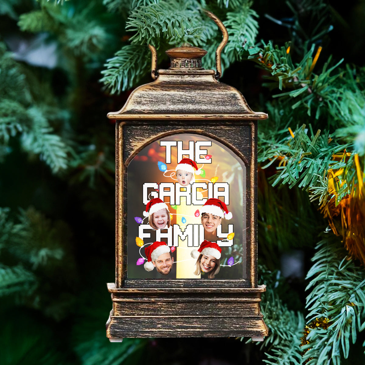 Christmas Tree - Personalized Custom Christmas Wind Lamp