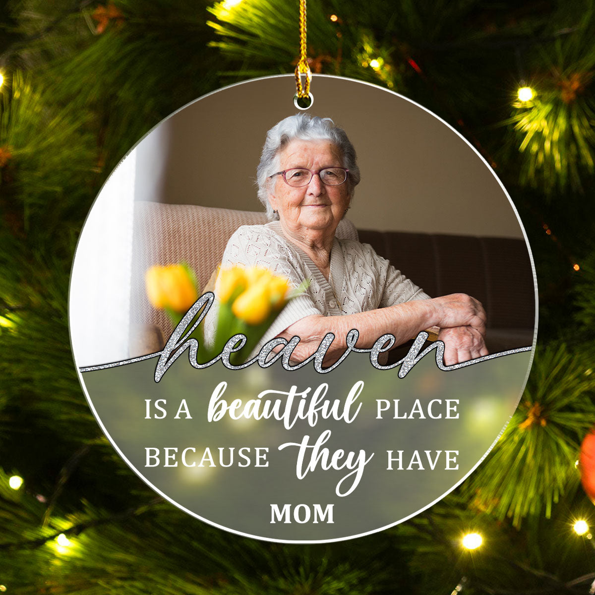 Beautiful Place - Personalized Custom Frosted Acrylic Ornament