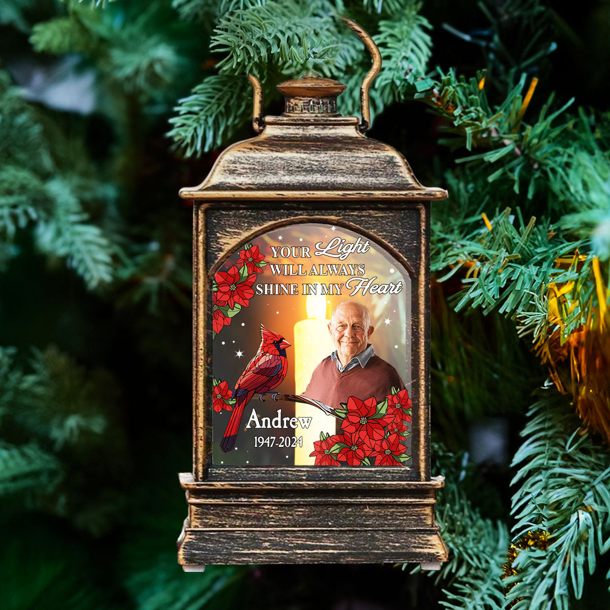 In My Heart - Personalized Custom Christmas Wind Lamp