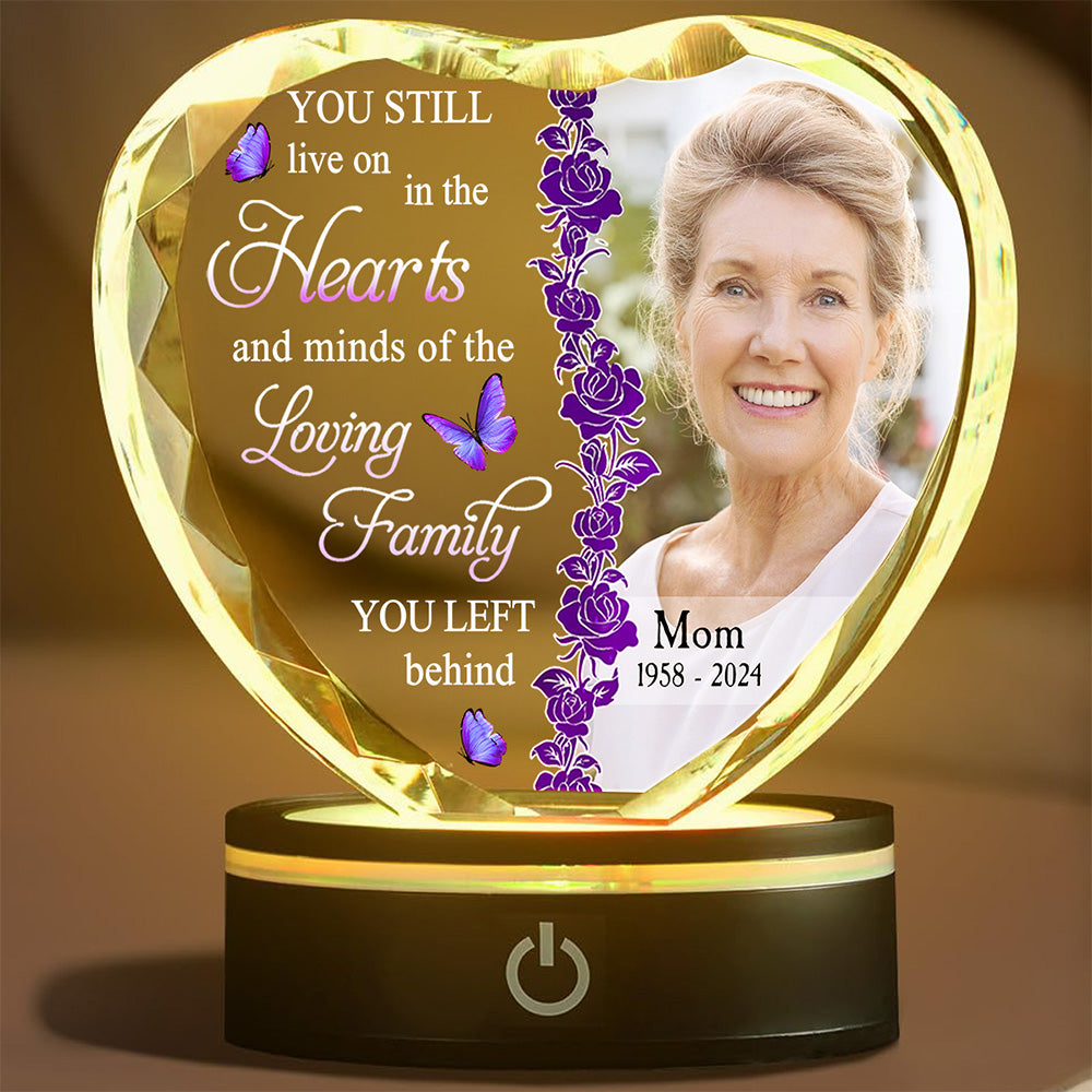 In The Hearts - Personalized Custom Crystal Led Light