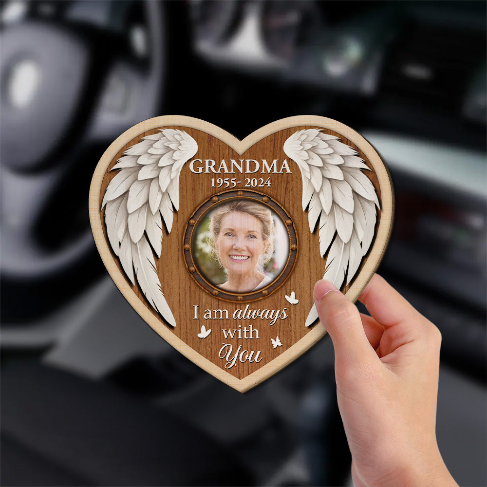 I Am Always With You Version 2 - Personalized Custom Car Visor Clip