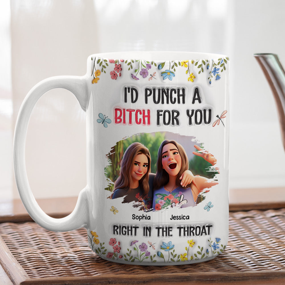 Sassy Bestie - Personalized Custom 3D Inflated Effect Mug