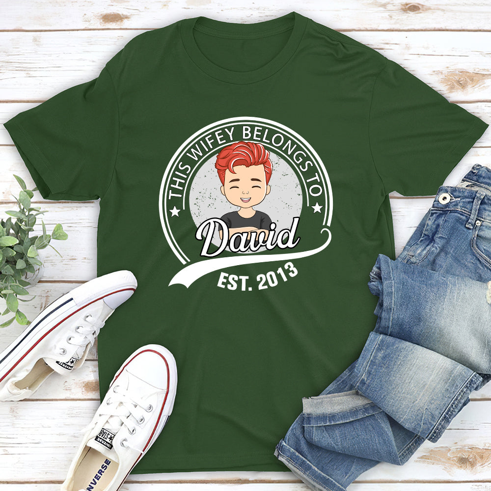 Belongs To - Personalized Custom Classic T-shirt
