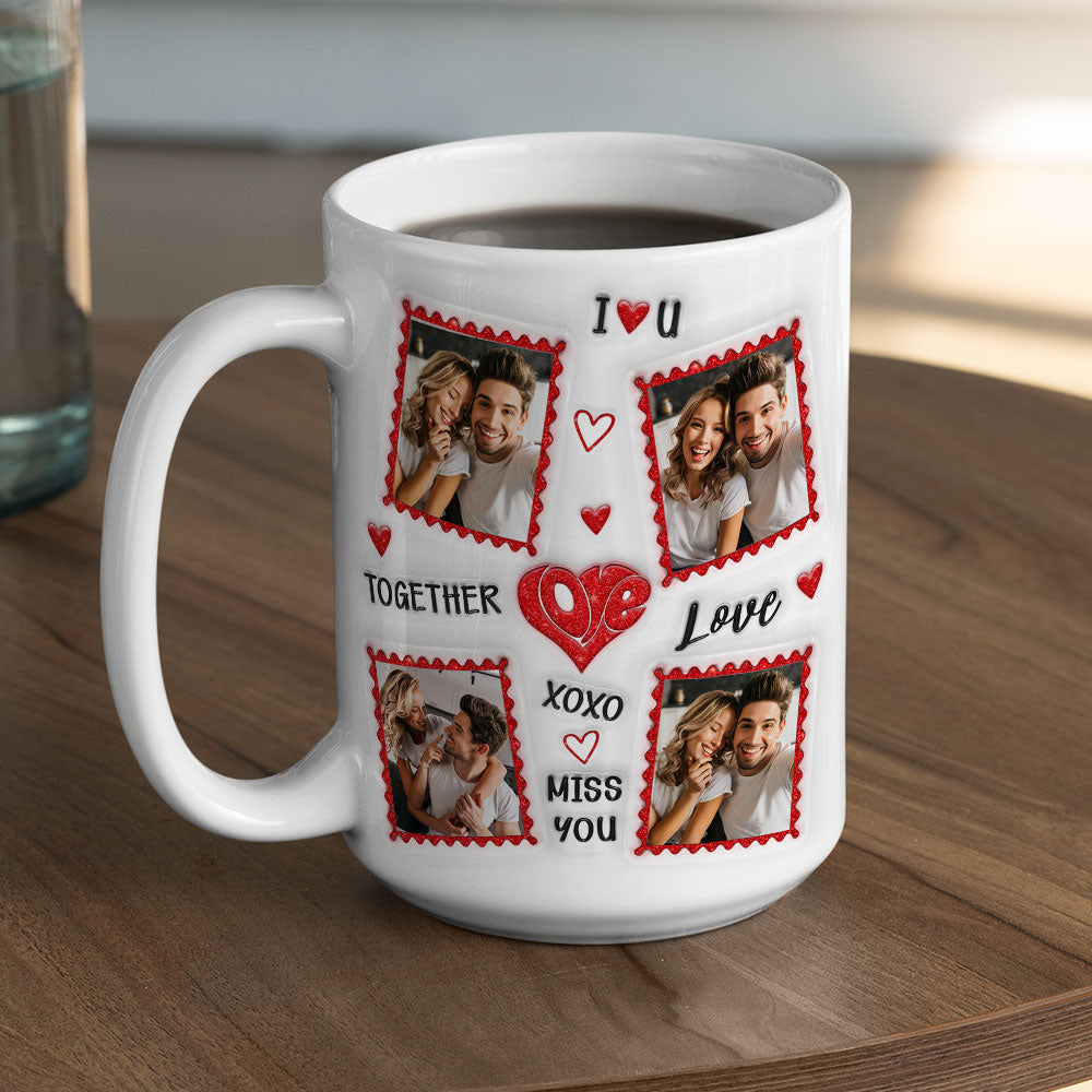 A Lifetime Is Never Enough With You - Personalized Custom 3D Inflated Effect Mug