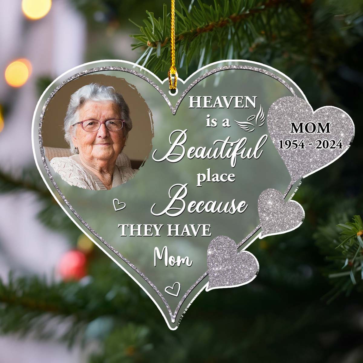 Beautiful Place Version 2 - Personalized Custom Frosted Acrylic Ornament