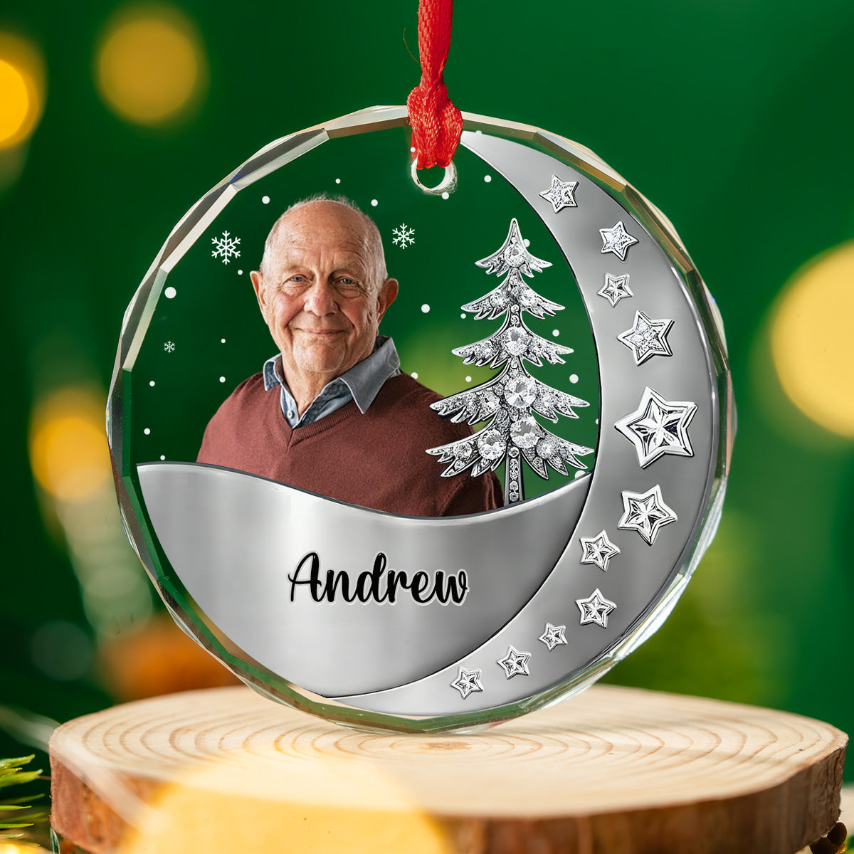 Still With You - Personalized Custom 3D Effect Glass Ornament