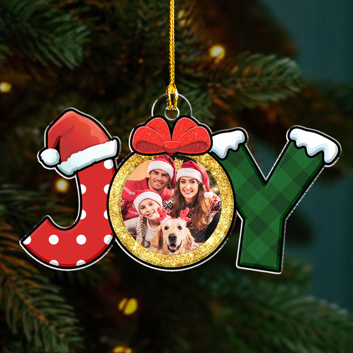 Joy Joy - Personalized Custom Acrylic Ornament