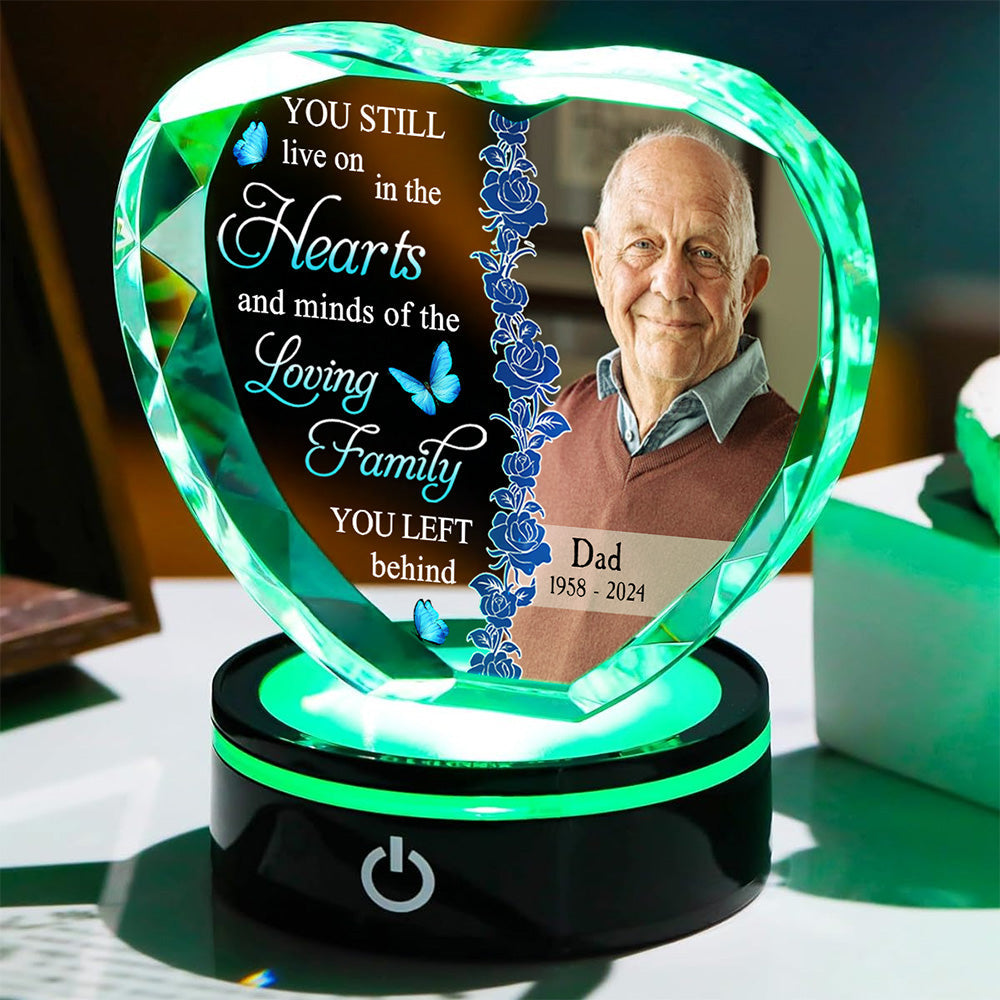 In The Hearts - Personalized Custom Crystal Led Light