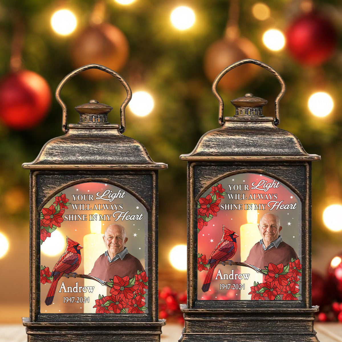 In My Heart - Personalized Custom Christmas Wind Lamp