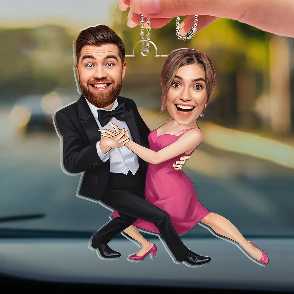 Dance Couple - Personalized Custom Car Ornament