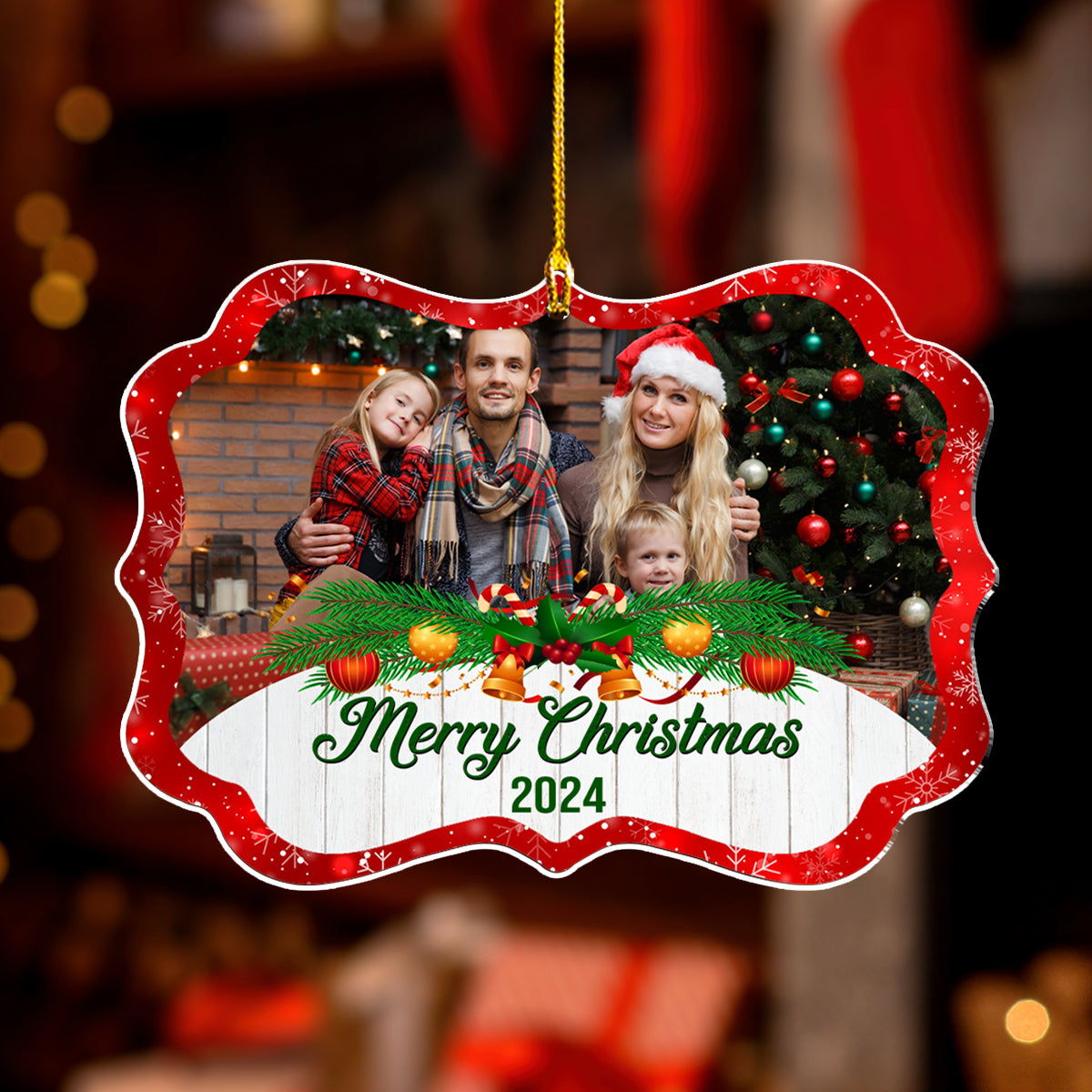 All Hearts Come Home For Christmas - Personalized Custom Acrylic Ornament