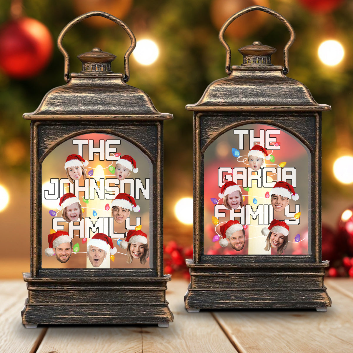 Christmas Tree - Personalized Custom Christmas Wind Lamp