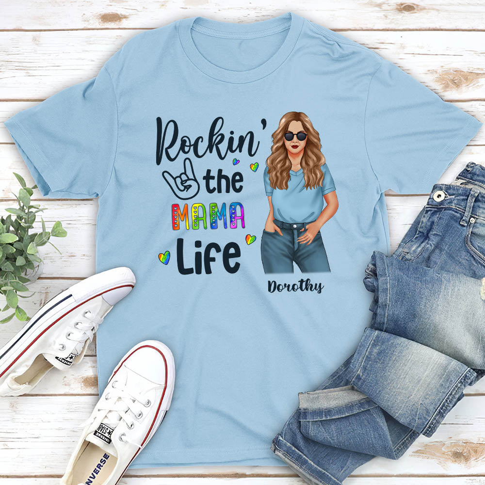Rockin' The Grandma Life 1 - Personalized Custom Unisex T-shirt