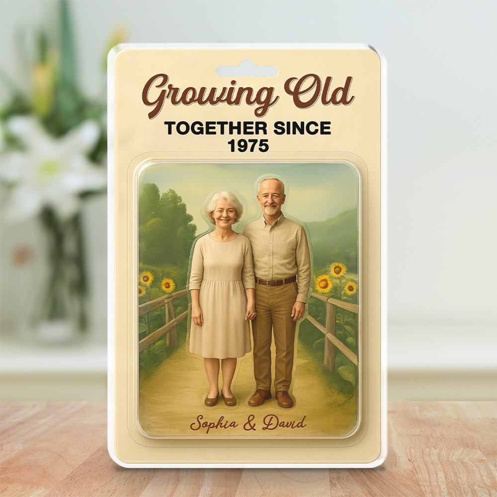 Growing Old Together - Personalized Custom Acrylic Plaque