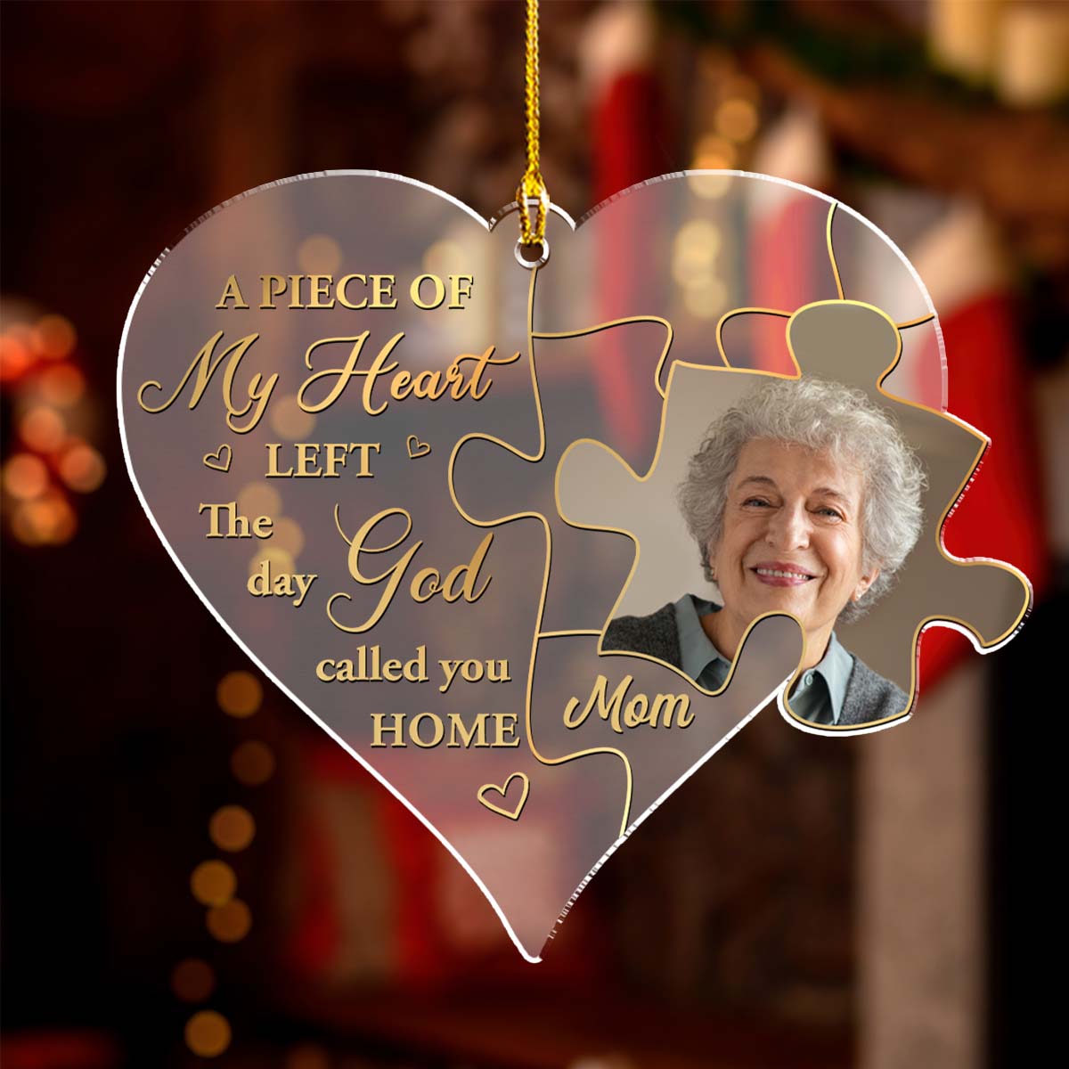 The Day God Called You - Personalized Custom Frosted Acrylic Ornament