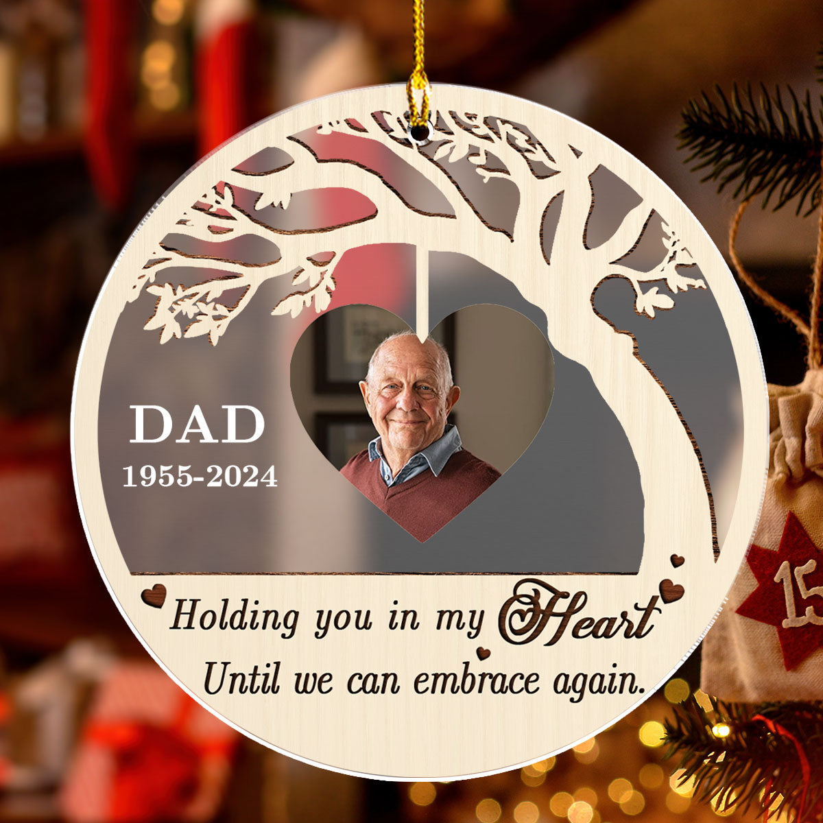 From Heaven - Personalized Custom Frosted Acrylic Ornament